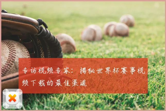专访视频专家:揭秘世界杯赛事视频下载的最佳渠道