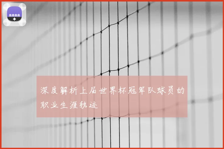 深度解析上届世界杯冠军队球员的职业生涯轨迹